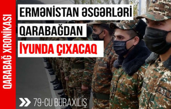 “Qarabağ xronikası”nın 79-cu buraxılışı: Ermənistan əsgərləri Qarabağdan iyunda çıxacaq – VİDEO